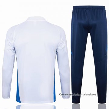 Chandal de Sudadera del Italia 2024-2025 Blanco