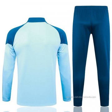 Chandal de Sudadera del Manchester City 2023-2024 Azul