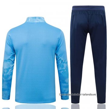 Chandal de Sudadera del Manchester City Nino 2025-2026 Azul