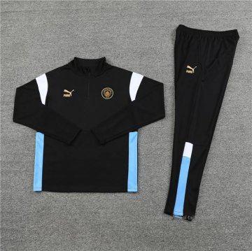 Chandal de Sudadera del Manchester City Nino 2023-2024 Negro