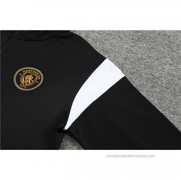 Chandal de Sudadera del Manchester City Nino 2023-2024 Negro