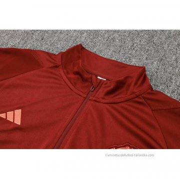 Chandal de Sudadera del Manchester United 2023-2024 Rojo