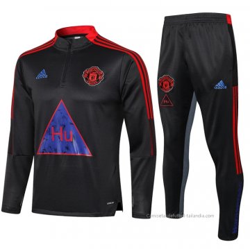 Chandal de Sudadera del Manchester United 2021-2022 Gris Chandal de Sudadera del Manchester United 2021-2022 Gris
