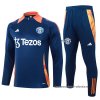 Chandal de Sudadera del Manchester United 2024-2025 Azul Chandal de Sudadera del Manchester United 2024-2025 Azul