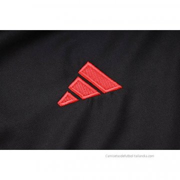 Chandal de Sudadera del Manchester United Nino 2023-2024 Negro