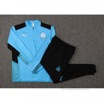 Chandal de Sudadera del Olympique Marsella 2021-2022 Azul