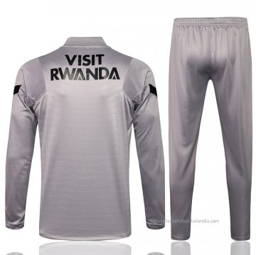 Chandal de Sudadera del Paris Saint-Germain 2021-2022 Gris