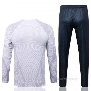 Chandal de Sudadera del Paris Saint-Germain 2022-2023 Blanco