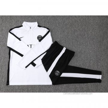 Chandal de Sudadera del Paris Saint-Germain 2023-2024 Blanco