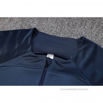Chandal de Sudadera del Paris Saint-Germain 2023-2024 Azul