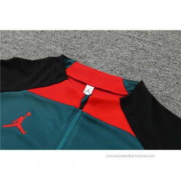 Chandal de Sudadera del Paris Saint-Germain Jordan 2022-2023 Verde