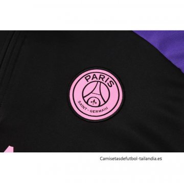 Chandal de Sudadera del Paris Saint-Germain Jordan Nino 2024-2025 Negro
