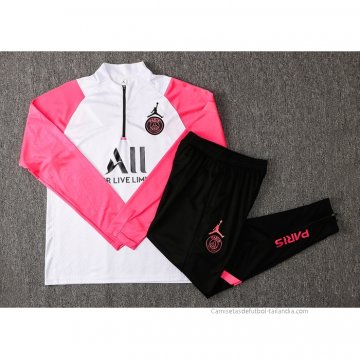 Chandal de Sudadera del Paris Saint-Germain Nino 2021-2022 Blanco