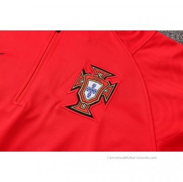 Chandal de Sudadera del Portugal 2021-2022 Rojo