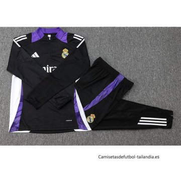 Chandal de Sudadera del Real Madrid 2024-2025 Negro