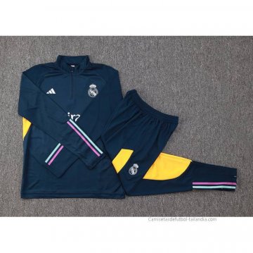 Chandal de Sudadera del Real Madrid 2023-2024 Azul