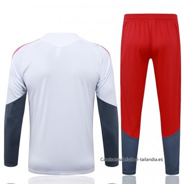 Chandal de Sudadera del SC Internacional Nino 2026-2027 Blanco