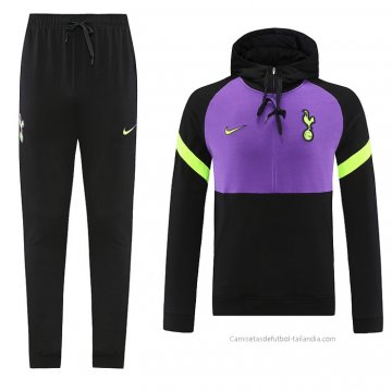 Chandal de Sudadera del Tottenham Hotspur 2021-2022 Negro Chandal de Sudadera del Tottenham Hotspur 2021-2022 Negro