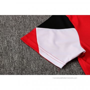 Chandal del AC Milan Manga Corta 2021-2022 Rojo