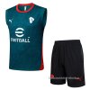 Chandal del AC Milan Sin Mangas 2025-2026 Verde