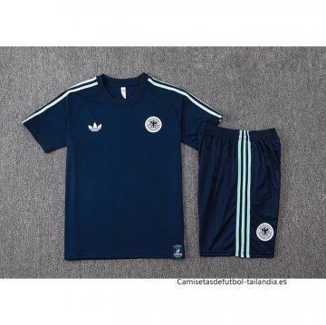 Chandal del Alemania Manga Corta 2026-2027 Azul - Pantalon Corto