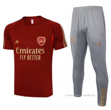 Chandal del Arsenal Manga Corta 2023-2024 Rojo Chandal del Arsenal Manga Corta 2023-2024 Rojo