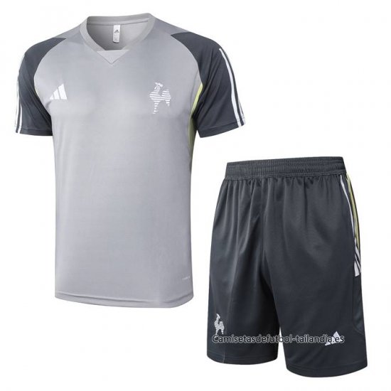 Chandal del Atletico Mineiro Manga Corta 2024-2025 Gris - Pantalon Corto - Haga un click en la imagen para cerrar