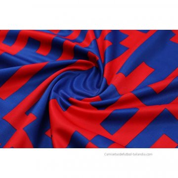 Chandal del Barcelona Manga Corta 2022-2023 Rojo y Azul - Pantalon Corto