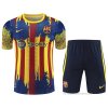 Chandal del Barcelona Manga Corta 2023-2024 Amarillo y Azul - Pantalon Corto Chandal del Barcelona Manga Corta 2023-2024 Amarillo y Azul - Pantalon Corto