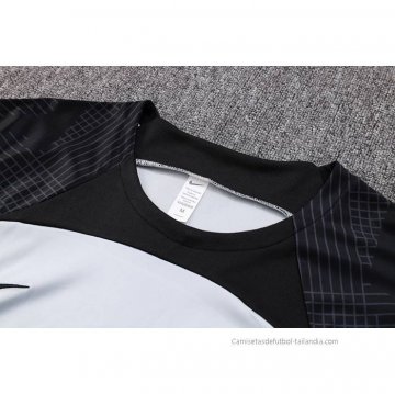 Chandal del Barcelona Manga Corta 2023-2024 Gris - Pantalon Corto