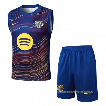 Chandal del Barcelona Sin Mangas 2025-2026 Azul Amarillo Chandal del Barcelona Sin Mangas 2025-2026 Azul Amarillo