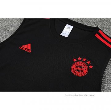 Chandal del Bayern Munich Sin Mangas 2022-2023 Negro
