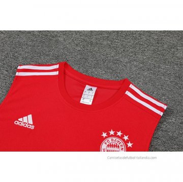 Chandal del Bayern Munich Sin Mangas 2022-2023 Rojo