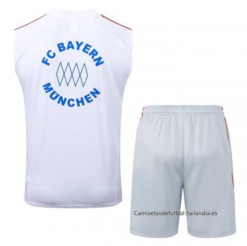 Chandal del Bayern Munich Sin Mangas 2025-2026 Blanco
