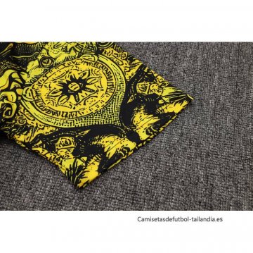 Chandal del Brasil Jesus Manga Corta 2024-2025 Amarillo - Pantalon Corto