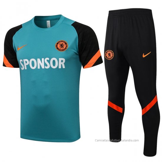 Chandal del Chelsea Manga Corta 2021-2022 Verde - Haga un click en la imagen para cerrar