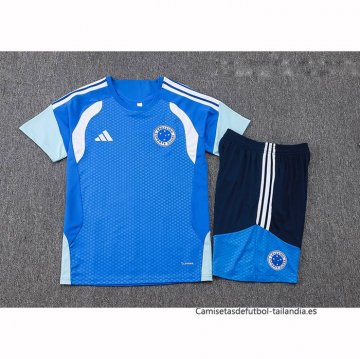 Chandal del Cruzeiro Manga Corta 2025-2026 Azul - Pantalon Corto