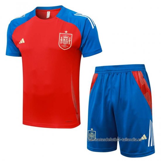 Chandal del Espana Manga Corta 2024-2025 Rojo - Pantalon Corto - Haga un click en la imagen para cerrar