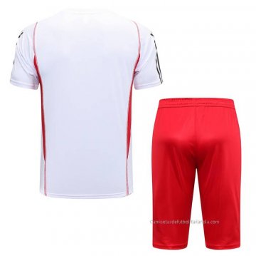 Chandal del Flamengo Manga Corta 2023-2024 Blanco - Pantalon Corto