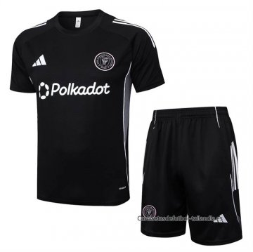 Chandal del Inter Miami Manga Corta 2025-2026 Negro - Pantalon Corto
