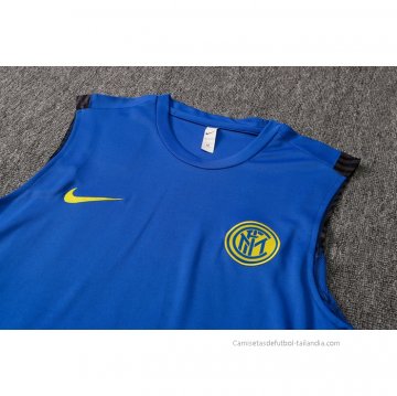 Chandal del Inter Milan Sin Mangas 2021-2022 Azul