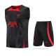 Chandal del Liverpool Sin Mangas 2022-2023 Negro