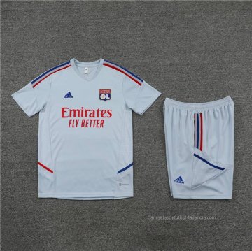 Chandal del Lyon Manga Corta 2022-2023 Gris - Pantalon Corto