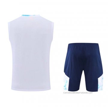 Chandal del Manchester City Sin Mangas 2022-2023 Blanco