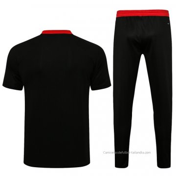 Chandal del Manchester United Manga Corta 2021-2022 Negro