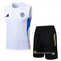 Chandal del Manchester United Sin Mangas 2025-2026 Blanco