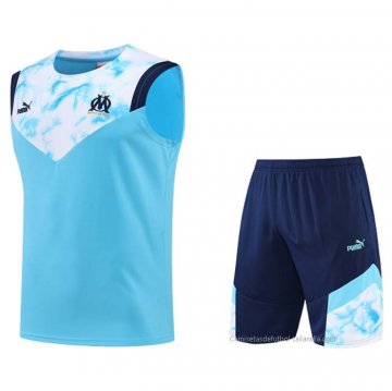 Chandal del Olympique Marsella Sin Mangas 2022-2023 Azul