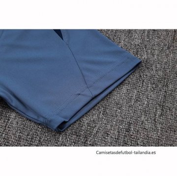 Chandal del Paris Saint-Germain Jordan Manga Corta 2025-2026 Gris - Pantalon Corto