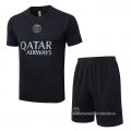 Chandal del Paris Saint-Germain Jordan Manga Corta 2025-2026 Negro - Pantalon Corto