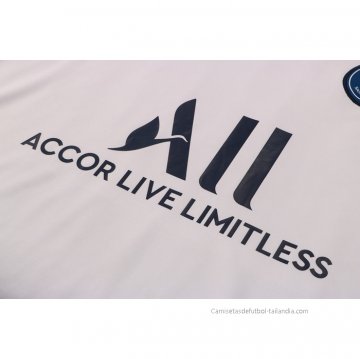 Chandal del Paris Saint-Germain Manga Corta 2021-2022 Blanco